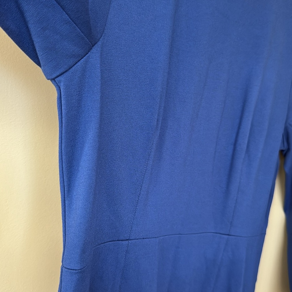 J. Crew Factory Zip ponte dress | EUC | 8 | Blue - Picture 8 of 11